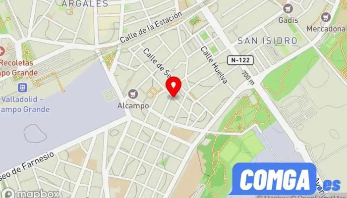 mapa de Telemandos Valladolid Cerrajero, Servicio de duplicación de llaves en Valladolid