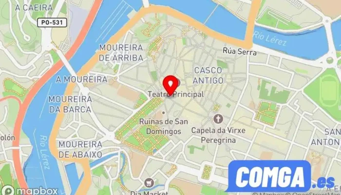 mapa de TUCERRAJERIA24 Cerrajero, Taller de reparación de botas, Servicio de duplicación de llaves, Servicio de limpieza de cuero, Servicio de reparación de cuero, Zapatero, Servicio de limpieza de calzado en Pontevedra