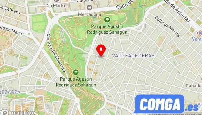 mapa de Umma Seguridad Cerrajero en Madrid