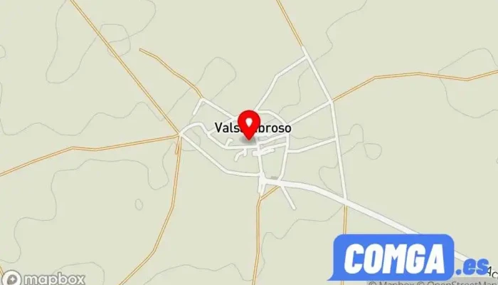 mapa de Valsalabroso  en Valsalabroso